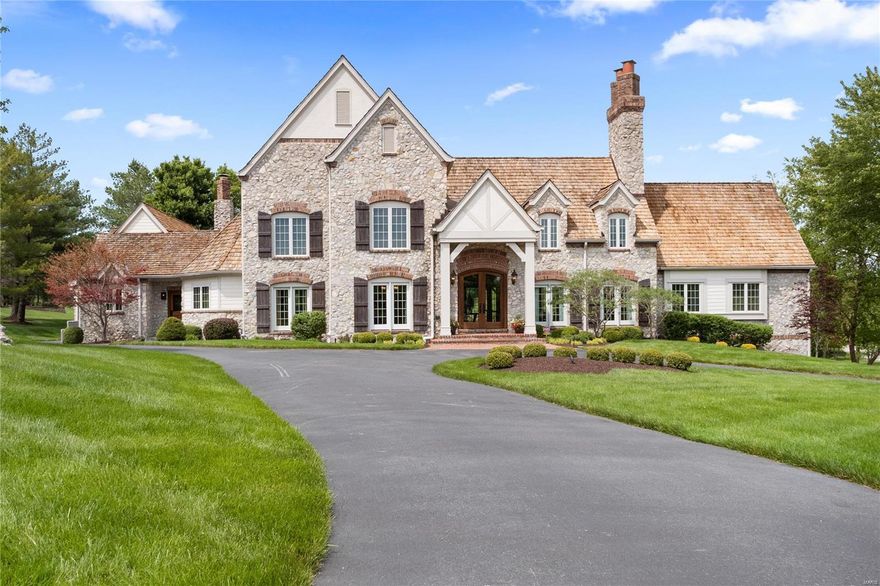 Rare opportunity to own this this iconic home located on the 17th Green of St. Albans Country Club. Over 8,300 SqFt of living space situated on a 1.35 acre lot in the beautiful St. Albans community. Located at the entrance to Cedar Valley subdivision, this home boasts stunning stone work and circle drive. Through the front door you are greeted by the Grand Staircase. Kitchen features granite countertops, solid walnut cabinets, and oversized single slab granite breakfast bar. Meile, SubZero and Wolf appliances. Three fireplaces give this home a cozy feel. Living room offers beam work showcased by natural light that floods in. Main bedroom offers a remarkable view and a spa-like bathroom w/ a large soaking tub, heated floors and oversized shower. Downstairs you are met w/ a full size bar, living room w/ stone fireplace, and custom wine cellar. Outside, relax on your patio w/ stone fire pit overlooking the 17th green. Shortest possible walk to the country club, pool, and tennis courts. Additional Rooms: Mud Room