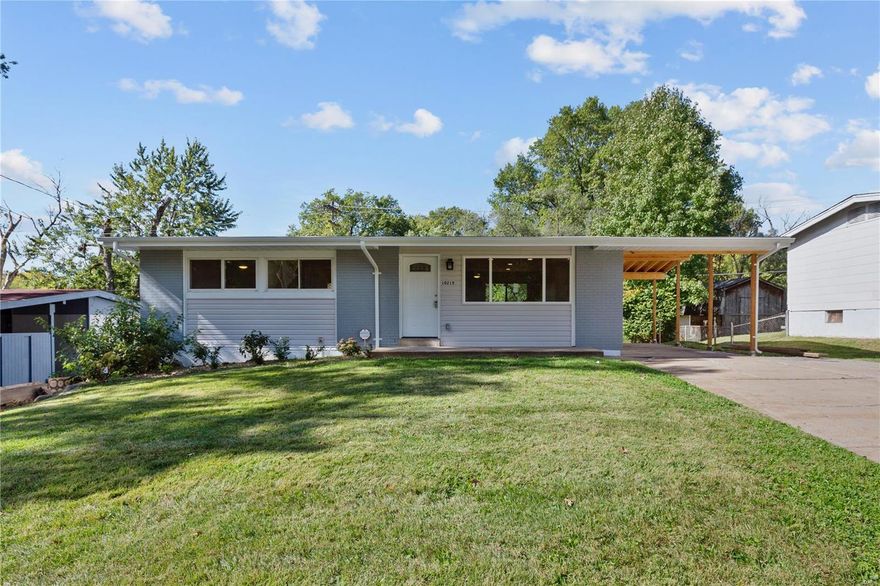 This gorgeous 3 bedroom Dellwood home has been updated from top to bottom and is sure to sell fast. This lovely home boasts plenty of curb appeal and features low-maintenance vinyl siding, spacious car port, nice size fenced-in yard and a brand new deck for those weekend BBQs. The lovely interior has been completely remodeled and features a modern open floor plan layout. You are greeted by a spacious living room that includes wood-grain laminate flooring and plenty of recessed lighting. The eat-in kitchen is beautiful and features plenty of cabinet space, a large center island, bar area and nice appliances. Main level also includes 3 spacious bedrooms and a gorgeously finished bath that includes large vanity and beautiful tile flooring. A spacious finished basement is perfect for entertaining and features a large multiple space, bedroom and full bath with stand up shower.