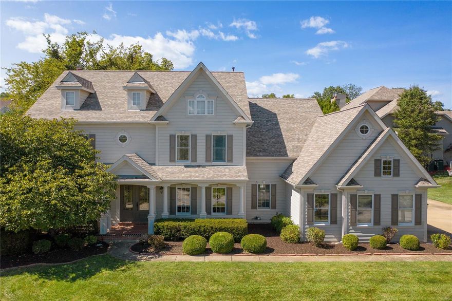 Amazing 2 story home located on a cul-de-sac street, w/ a beautiful level lot backing to trees, & a private inground pool! Enter to find wide plank wood floors throughout most of the ML. The entry foyer is flanked by the formal dining rm & office. The spacious great rm, w/ a gas fireplace, leads to the outdoor pool area. The spectacular kitchen is a dream come true w/ quartz countertops, large center island, 2 sinks, double ovens, gas cooktop, Sub Zero refrigerator, butler's pantry, walk-in pantry & adjoining breakfast rm & hearth rm w/ a vaulted ceiling & gas fireplace. The master suite boasts a coffered ceiling & lux bath w/ dual vanities, make-up area, 2 walk-in closets, oversized walk-in shower & jetted tub. 3 addtl bedrms & 2 full baths, also on the UL. The walk-out LL offers addtl living space w/ a family rm, rec rm w/ a large walk-behind wet bar, bedrm w/ a full bath & an addtl half bath. Added features include ML laundry, 3 car side entry garage, patio, newer roof & much more!