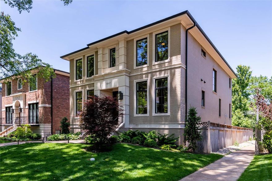 Stunning 2-year old custom residence by Arlo Homes. The exterior is gracious with limestone details. The hallmark of this home is the open floor plan & multitude of windows with light streaming in. The main level features a dining room, office & an expansive living area with the kitchen opening to the family room featuring a gas fireplace. The kitchen has a center island, quartz counters, Wolf gas range, Sub-Zero fridge, Bosch dishwasher, butler’s pantry with wine fridge and a huge walk-in pantry. Hardwood floors are throughout the main & all levels. The primary bedroom suite is glamourous with a tray ceiling, spacious walk-in closet & a luxurious spa-like master bath with 2 vanities, soaking tub & separate shower. The 2nd floor also features 3 other bedrooms, all with en-suite bathrooms & walk-in closets. 2nd-floor laundry. Elevator shaft pre-built in. Finished lower level with bedroom, recreation room with built-ins & full bath. Oversized 2-car garage.