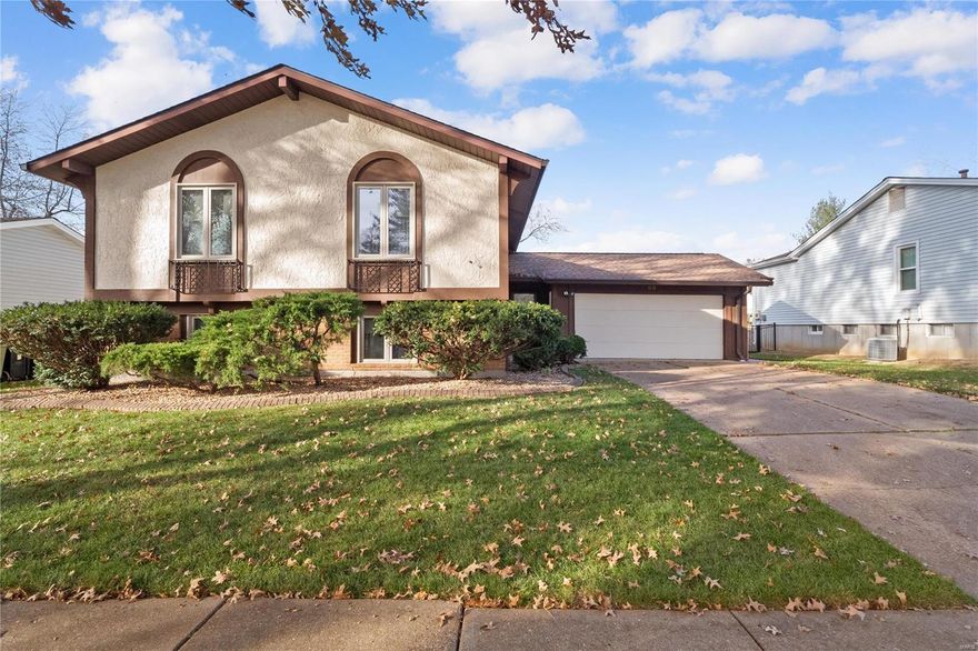 Welcome home to this desirable location in Parkway School District to one of the largest homes in this neighborhood offering over 2000 sq ft of family living space! Light filled home with 4 bedrooms, 3 baths and w/o lower level. Open floor plan with neutral colors offering gorgeous wood floors throughout the main floor, updated baths with deck & large level yard !! The lower level finish includes family room, bedroom, wet bar, full bath & walkout to your large paver patio!! Situated on a professionally landscaped lot w/oversized 2 car garage.  This home is in move in condition and is close to shopping & highways. Seller is also offering Refrigerator in Kitchen and Washer & Dryer !!  Occupy This Beautiful Home by Christmas !!