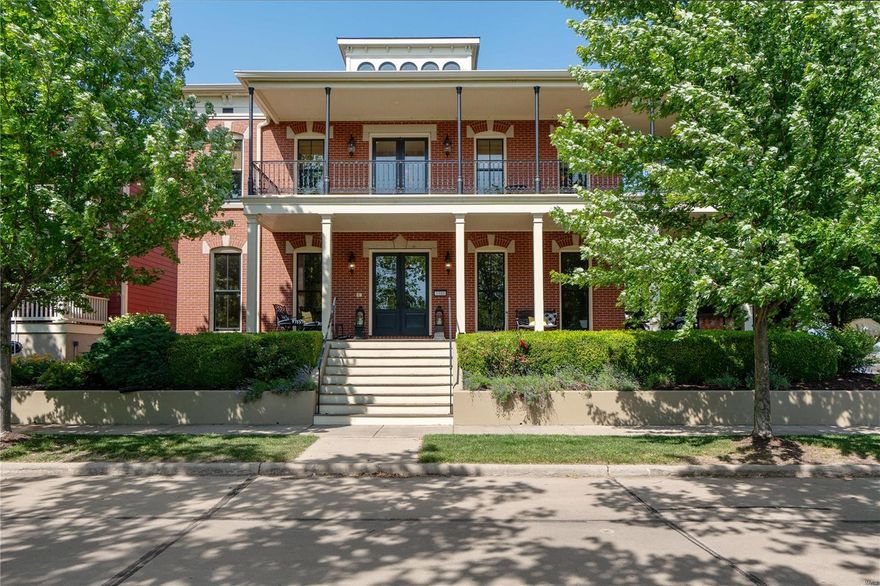 This brick 1.5 story home boasts a unique 3rd floor sunrm & expansive double wrap-around porches that provide panoramic views of the picturesque New Town landscape. Enter to find hardwood flooring throughout, 10' ceilings (ML) & 9' ceilings (UL). The grandeur extends into the great rm, w/ a fireplace & built-ins. The heart of the home is the gourmet kitchen, w/ custom cabinets, quartz countertops, center island, a Butler's pantry, premium appliances, including a built-in refrigerator, wine fridge, wall oven, warming drawer & 5-burner gas stove. The primary suite features a lavish bath w/ heated floors, double vanities, custom marble shower, soaking tub & an expansive walk-in closet. The UL boasts a loft area w/ a wet-bar, a flex space, 3 bedrms, 2 full baths & a laundry rm. The LL offers 3 addtl rms & a full bath. Outside, retreat to the screened-in porch & enjoy the idyllic surroundings. With its exceptional design & unparalleled views, this residence offers an unmatched opportunity. Additional Rooms: Mud Room, Sun Room