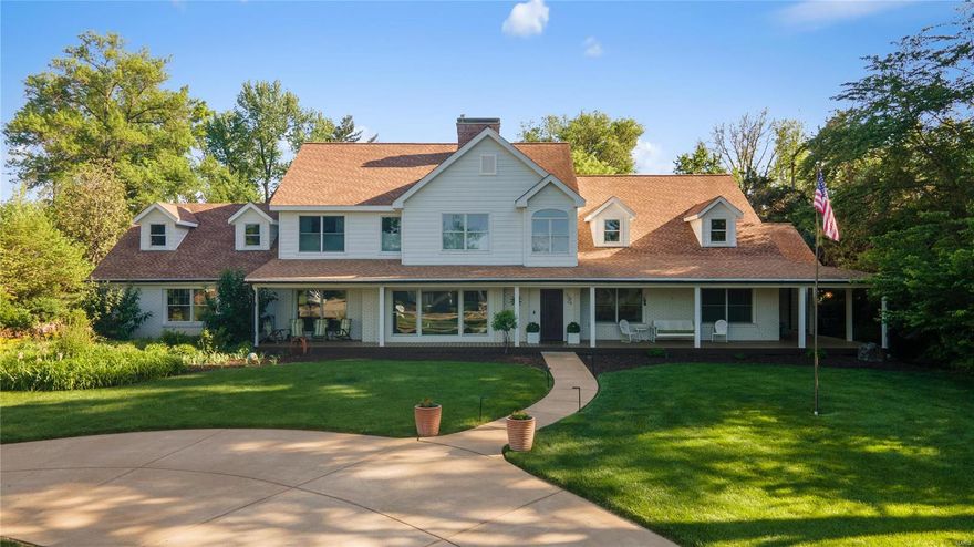 Experience luxury living in your own private oasis, where every detail is crafted for comfort & style. A serene escape, this beautiful home with wrap-around porch invites you to a light-filled open floor plan. Chef’s delight kitchen equipped w/ 2 sinks, double ovens, 3 dishwashers & sub-zero fridge/freezer. Solid cherry cabinets & doors enrich the ENTIRE home. Lg main floor primary suite w/ walk-in closet & spacious bath. Heated flrs! 2 addtl beds on the main floor + bath w/ steam shwr. Laundry on 1st & 2nd fls! Upstairs discover 2 lg bedrooms with Jack & Jill bath. Finished bsmt w/ ½ bath, living room, 2 gaming areas & gym. Lg office with ample storage. Unwind in the sunroom w/ panoramic views of your backyard retreat. Patio leads to pool surrounded by turf, hot tub, & putting green. Lg guest house boasts spacious combined living, kitchen, gaming area (w/heated flrs) & full bath. Upstairs has a lg bedroom, full bath, and an office nook. Oversized three-car garage with rubber matting. Some Accessible Features Additional Rooms: Sun Room