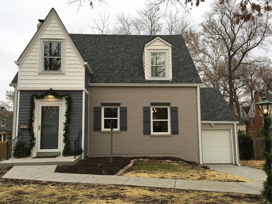 Step inside to see this charming home full of character in this bright, meticulously clean & cared for retro Kirkwood classic. Enter the foyer to find custom, unique wood crafted storage cubbies for optimal organization & easy access. Fresh refinished original hardwood floors, decorative wood burning fireplace, crown molding, new windows w custom crafted window trim. Updated kitchen w 36" maple cabinets, granite counter tops, SS appliances, canned lighting & tiled back splash. The kitchen back door leads to a rustic inviting screened in porch w vaulted ceiling. New main level powder room w custom wainscoting. Upstairs has two large bedrooms w dormer alcoves & a tastefully remodeled full bathroom w tub/shower combo. Many thoughtful and well-planned details throughout.  New roof,  front gutters, concrete walkway, patio & driveway. Ideal walkable location within two blocks of highly rated Tillman Elementary School.