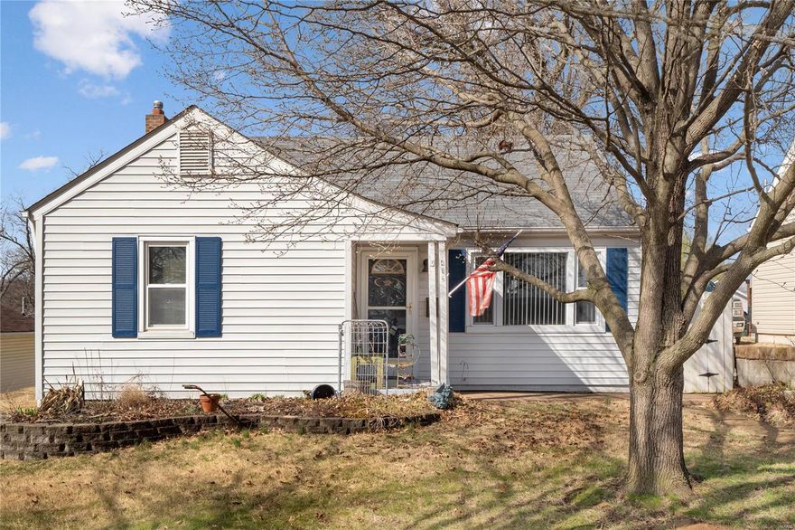 You will not want to miss this adorable bungalow in the heart of town.  When you walk in you are greeted with hardwood floors in the great room and it is carried through to the eat-in kitchen and the 2 bedrooms.  You will love the convenient location.  The basement has a large finished family area and lots of storage!  Enjoy your morning coffee under the covered patio out back or relax in the sun on the wood deck and treat yourself to a BBQ.  The yard fenced and has a detached garage and plenty of parking spaces.  Seller is offering a Cinch Home Warranty for the buyer's peace of mind.