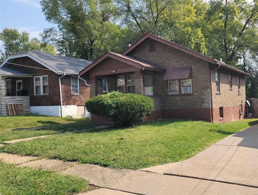 Welcome to 3336 Oakdale Ave! A Lovely brick 2 bedroom, 1 bath home will be perfect to add to your investor portfolio. Currently being used as a rental property. This property is close to public transportation and major highways. The seller is selling as is, with no repairs or inspections.