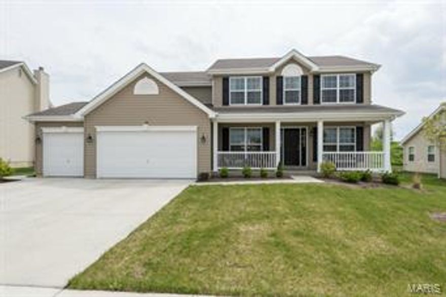 Better than New! Shows like a display and less than a year old.  Hard to find at this price point.  5 Bedrooms and a large 3 Car Garage.  Sough after prime cul-de-sac location and a highly desirable school district.  This home is ready for entertaining with its open flowing floor plan. Home was professionally decorated with designer colors that offer the perfect backdrop for today's current look with a soft grey palette, fresh window treatment throughout.  Owners added additional windows for abundant natural light and architectural interest.  This is not your typical 2 Story.  There are FIVE generous Bedrooms and the Master Suite is Grand in all proportions including the luxury Bath. The Huge Master Closet is waiting for your shopping treasures.  The four additional bedrooms are located on the West Wing of the upper floor with the Owners Suite occupying the East Wing. This is your chance to avoid the delays of new construction in a subdivision that quickly sold out.  Enjoy your visit.