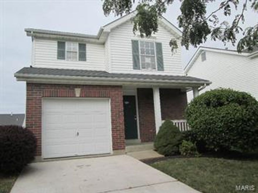 A beautiful 2 story home located in Fort Zumwalt North School District. This home features open ground in the backyard with a patio great for entertaining guest on those nice days! Also features lots of windows to bring in that natural light spacious living area, a cute kitchen perfect for the family chef, and nice sized rooms. Schedule a showing today!