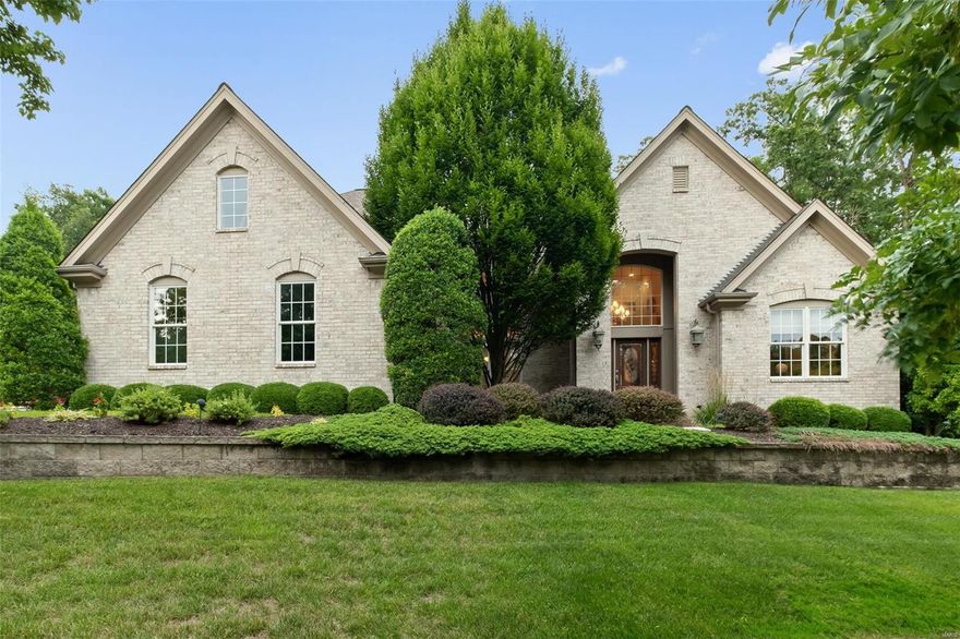 Stunning 1.5 story brick elevation w/James Hardy siding! PREMIUM LOT w/views of LAKE, WATERFALL & FOUNTAIN! Relax in your HEATED SALTWATER GUNITE POOL overlooking trees! 2 Story entry flanked by vaulted home office w/floor to ceiling bookcases & DR great for entertaining! 2 sty GR W/WALL OF WINDOWS + gas FP. Kitchen has 42" cherrywood cabinetry, center island, GRANITE COUNTERS, SS Wolfe wall ovens, micro, DW + GE Monigram Blt-in Frig! 5 burner gas cooktop & chimney hood! Vaulted Bk & Hearth rms w/gas FP.  Mst Suite w/coffered ceiling + 4 window bay & Vaulted Bath w/jetted tub, custom tiled shower enclosure w/glass block. Carpet & LL flooring new 3 yrs ago! 2nd Floor Jack & Jill bath shared by 2 spacious bedrms. 4th bedrm w/private full bath. Loft area w/blt in desks! WALK OUT LL w/family & rec rms, wet bar, 5th bed & full bath. HOME MEDIA ROOM to include theater system, TV, Stereo, speakers & seating! ARCH ROOF 7 YRS! 3 YEAR CHOICE PLUS HOME WARRANTY TO INCLUDE POOL & IRRIGATION SYSTEM