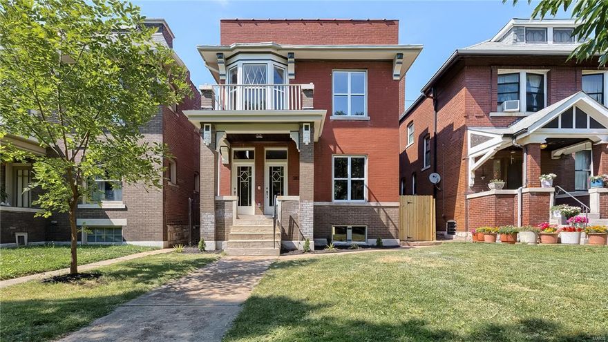 PRICE REDUCTION!!! AMAZINGLY Done HISTORIC CLASSIC, Enjoy City Living at its best in a sought after SHAW neighborhood. Stroll a few blocks and enjoy family time at Tower Grove Park or Botanical Gardens! Sasha a few steps away for well deserved glass of wine. South Grand is full of many dining choices, Sekisui, MoKabe, Sashas, ETC. Get the charm & ambiance of a Historic home with the modern desires, UPDATES & comfort of a new home. Beautiful open floor plan with HUGH Kitchen! Original Hardwood floors, front porch Deck is unique. Rear decks perfect for morning coffee! Kitchen has 42" cabinets, Granite, Stainless Black steel appliances. NEW Roof, NEW Windows, NEW Plumbing NEW Zoned Heating & Cooling, NEW Electrical. Ceiling Fans & Recess lighting. New Car-Port perfect for backyard enjoyment. Close to Downtown Business District. 10 YEAR TAX ABATEMENT!!! (THIS ALONE IS A INCREDIBLE SAVINGS)-FHA READY!! Start your new chapter in a family neighborhood few blocks from the Tower Grove Park!!