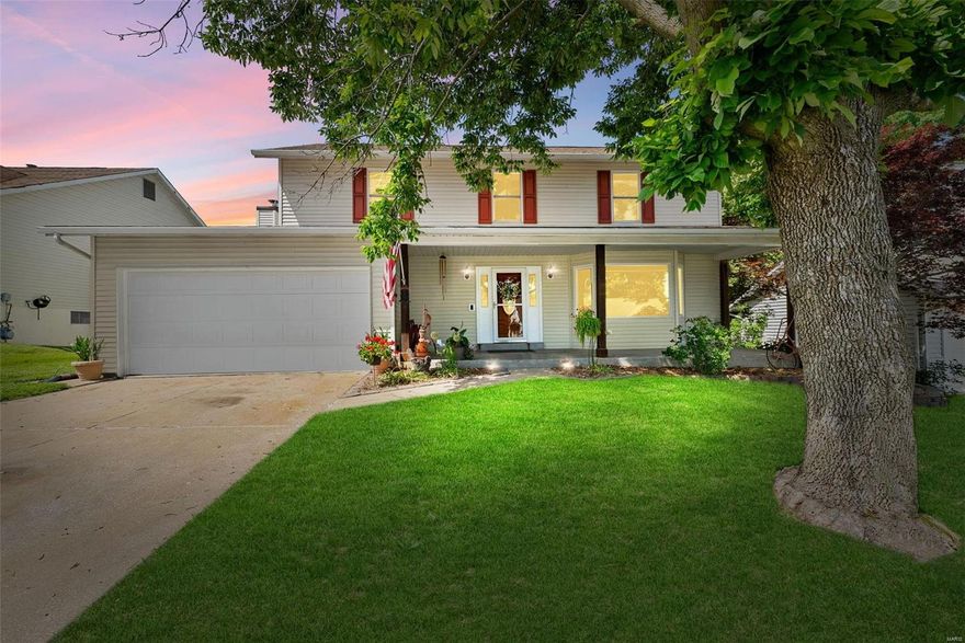 Welcome to this beautiful 2 story home located in a wonderful neighborhood. It has 4 bedrooms and 3 bathrooms with a large fenced in yard. The formal entry invites you in w/ a large family room off to the right. Circling around to the office, kitchen,  dining room, & living room w/ doors leading to the quiet covered patio. You will enjoy peaceful mornings or nights in the screened in patio.  Spend the cool nights in front of the wood burning fireplace. Main floor laundry is optional, along with the possibilities of having another bedroom in the lower level. Neighborhood is near restaurants, shopping, schools & much more. Schedule your showing today!