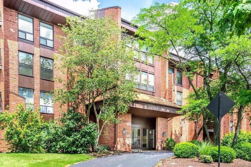 Welcome to 585 Coeur De Royale unit #107! This spacious ground floor unit is looking for a new owner to call home! Two good-sized bedrooms, 2 full bathrooms, & HUGE walk-in master closet, with private patio. Wonderful open concept moves you effortless through the condo! To your right upon entering are the private laundry hook-ups. Large kitchen with lots of cabinets, great counter space, and pantry storage; all appliances included!  Electric fireplace in the living room to keep you cozy in the winter! Handicap accessible unit with an elevator to main floor from garage. 1 assigned parking spot in underground garage (#28), additional storage unit in basement garage as well (#107, to the right of the overhead garage door). The south side of building was rebuilt in 1997 after a fire, this unit is only 25 yrs old! Great Parkway North Schools, close to highways, hospitals, restaurants, & shopping. Schedule an appointment today! Backup offers welcome. Location: Ground Level, Interior Unit