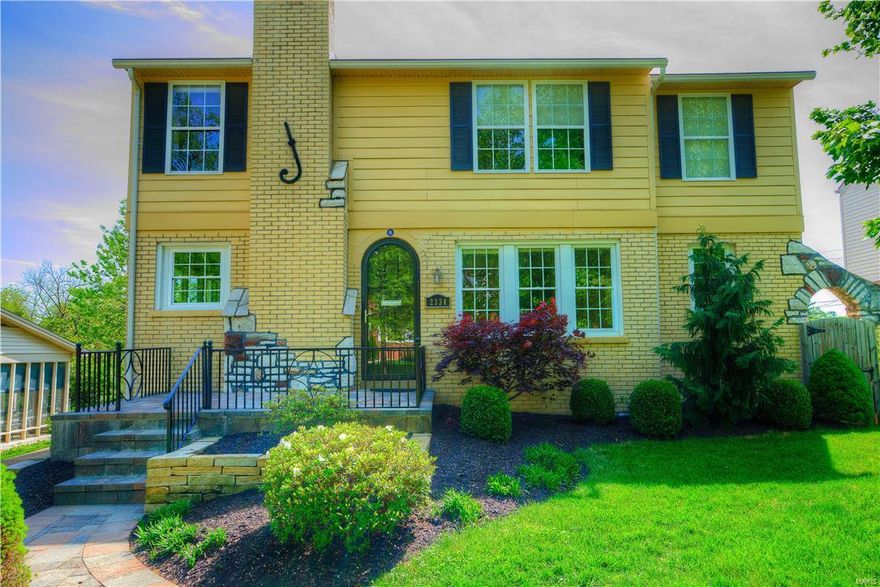 Spectacular updated 2-story home, filled with designer touches throughout! Gleaming hardwood floors and crown molding flow through the living room w/wood burning fireplace, dining room and family room. Sleek powder room with river pebble finish floor. The gourmet kitchen will amaze you! 42” cherry cabinets, granite counter tops, tiled backsplash, stainless steel Dacor appliances and breakfast bar. Spacious master suite w/walk-in closet. Luxury bath w/tile surround jet tub, separate shower and dual sink vanity with granite counter tops. Two additional bedrooms and updated bath with Jack n’ Jill pedestal sinks and 2nd-floor laundry complete the second floor. The finished walk-out lower level makes a perfect play room. The L-shaped family room has newer carpet and there is a 3rd full bath. Walk-out to the sizable backyard with a quaint pebble/stone finish multi-tiered patio, pristine landscaping, privacy fence and one-car garage. This home has everything you’ve been looking for!