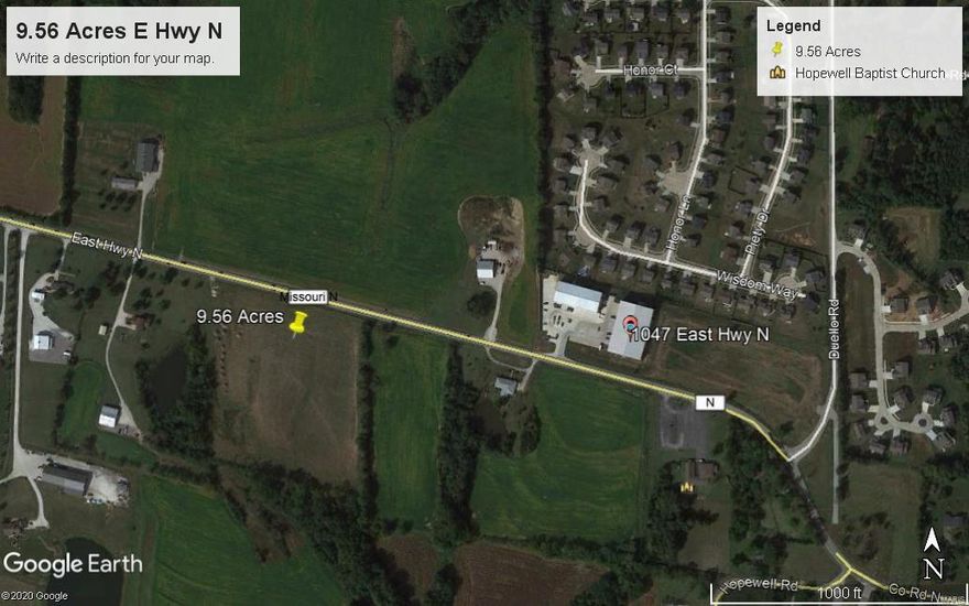Property has been cleared and leveled.  This is a future development parcel and located in St Charles County, MO