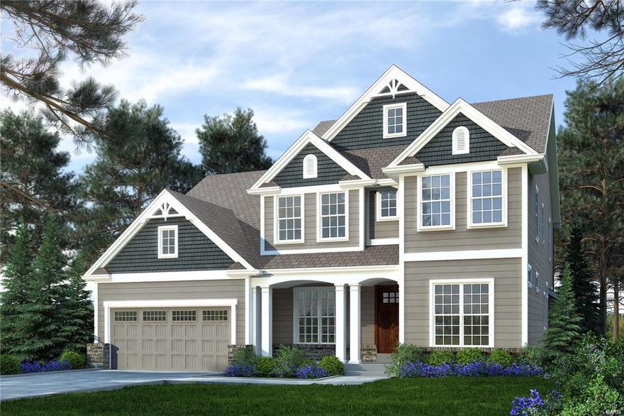 This spectacular NC 5 bedroom 4.5 bath home built by Prestige Homes is going to be fabulous! Gorgeous custom kitchen boasts luxurious tile backsplash, large island,quartz countertops and stainless steel appliances. Breakfast area opens to 19 by 17 family room and 14 by 13 vaulted hearth room both featuring gas fireplaces. Bar has additional cabinetry and beverage center -perfect for entertaining. Quaint den/office sits privately off the foyer across from DR. Main fl mudroom with built-in wood lockers. Upstairs features 4 beds including 2 en-suites and 1 J/J with large walk-in closets. 2nd floor laundry. 19 by 12 bonus room has endless possibilities! 5th Bed in LL with full bath in addition to a 26 by 16 rec. room complete with lux.vinyl flooring. This home will exude clean, crisp finishes throughout. Entertain on covered rear patio. Completion is August 2023.