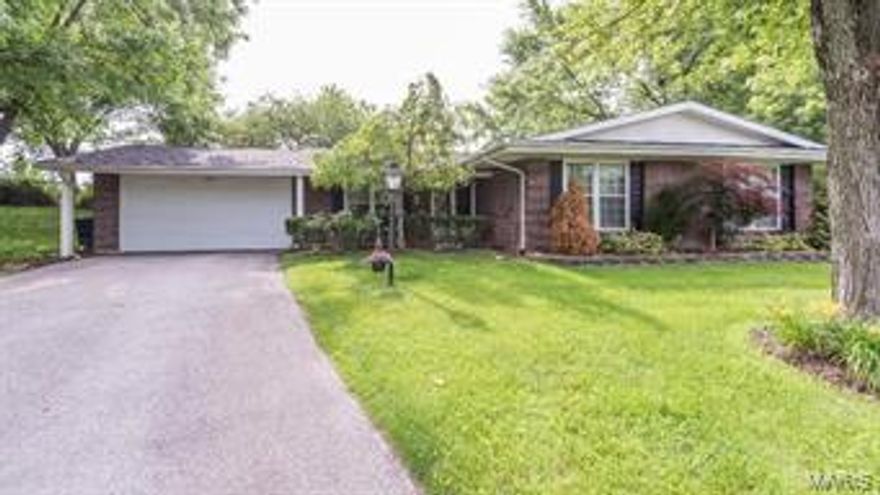 GREAT NEW PRICE! Wow! 3 bedroom, 3 bath ranch home on quiet cul-de-sac*Spacious living & dining rooms have wood floors*Entertainment center in living room stays*Cozy family room has wood floors, ceiling fan, newer gas fireplace & verticals*Big kitchen/breakfast room with oak cabinets, double sink, newer micro, refrigerator (stays), plenty of space for table/chairs*Huge master bedroom was enlarged 3 years ago, with built in desk, 2 closets with organizers, ceiling fan, recessed lights,  wood look floor*3  year old, totally updated master bath with big walk in closet*2 additional roomy bedrooms, both have ceiling fans*Lots of newer wood blinds*6 panel doors*Amazing finished lower level has large rec room, office/bedroom, full bath with shower, and plenty of storage space*Vinyl siding*Fenced yard*Thermal windows*Patio*2.5 year old roof* Home protection plan*Great Creve Coeur area location*Be in by start of school*Quick possession!!