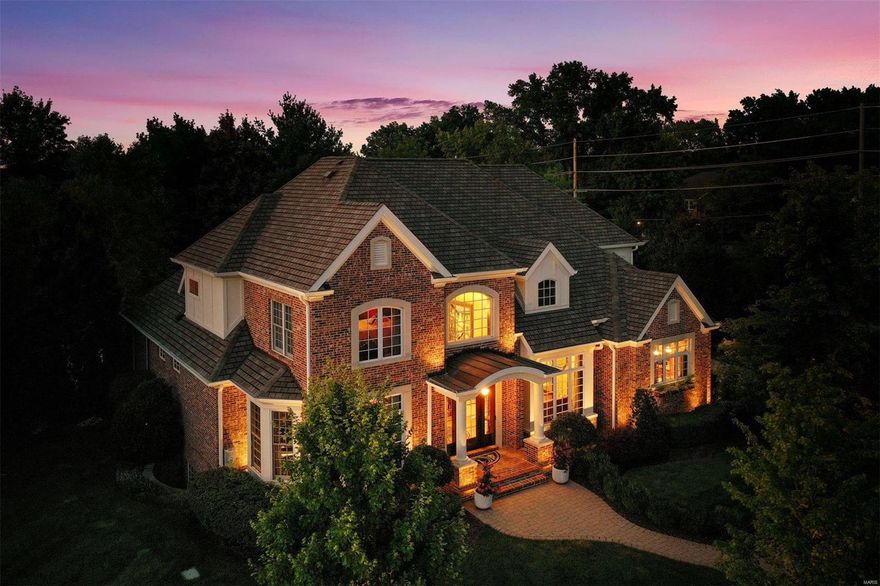 Multiple offers. Forget about cutting the lawn or shoveling the snow. It’s all managed for you at Warson Downs!  This custom-built home in this private enclave is ideal for today's living. The open floor plan and beautiful outdoor spaces with gorgeous landscaping make for terrific gatherings of friends and family, whether an intimate dinner or a fall football party. The spacious great room with wet bar and woodburning fireplace is always a guests’ favorite.  The gourmet eat-in kitchen with 2 islands and an abundance of cabinets is a cook’s dream. The tucked away main floor primary bedroom suite ensures privacy. Upstairs are two bedrooms with private bath, add’l laundry and roomy family area with built in window seats. The lower level has a fourth bedroom, full bath, exercise room, family room with prep kitchen and storage. Add’l features: whole-house generator, hardwood floors, custom closets, main floor laundry with dog bath, 3 level elevator, oversized 3 car garage! LADUE SCHOOLS.