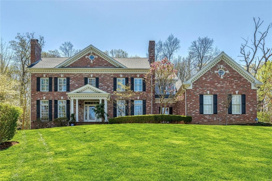 This gorgeous 1.5 story home situated on a three-acre wooded lot is filled with natural light & beautiful finishes. Main floor highlights include gracious two-story great room, master suite with fireplace & private luxury bath, and stunning gourmet kitchen with custom cabinets, premium appliances, large island, & butler's pantry leading to the elegant dining room. You also will find three additional fireplaces, two staircases, a cozy hearth room, attractive laundry/mud room, extensive millwork & built ins. Three spacious bedrooms & two full baths complete the second floor. The walkout finished lower level offers superb additional living space including an executive office, a finely finished family room, workout room, extensive kitchenette, full bath, & much more! The beautifully landscaped outdoor space, with separate screened room, deck & patio, is perfect for relaxing and entertaining. Updates:Hardie Board siding 2021, new carpet in 3 bedrooms, hi efficiency furnace 2020,  roof 2015.