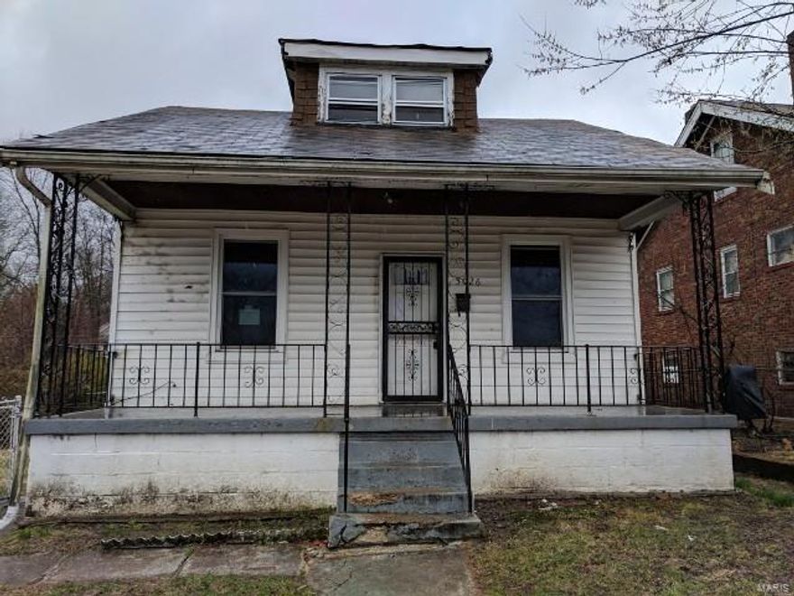 2 bedroom bungalow with covered front and rear porch; expanded attic space with dormered roof.  Full basement, fenced rear yard, storage shed.  Some assembly required.  ***Seller will not complete any repairs to the subject property, either lender or buyer requested. The property is sold in AS IS condition. Pre-Approval letter or Proof of Funds required. Sale addendum and earnest money as certified funds will be required for final acceptance. This property is eligible under the Freddie Mac First Look Initiative through 05/01/2019. SpecialListingConditions: Foreclosure
