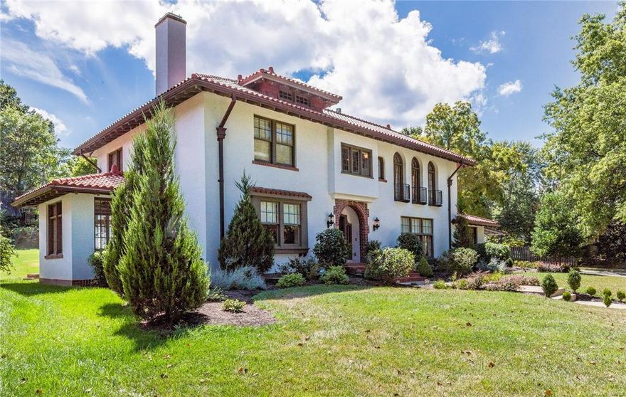 Artistic influences & timeless inspiration. Not often does a home of this style & grace become available. This One of a Kind Magnificent Mediterranean 1920's Perfection was painstakingly restored to its original beauty while a state-of-the-art transformation occurred. This coveted masterpiece is situated in one of the most sought after UCity Neighborhoods "Maryland Terrace" a picturesque, storybook treelined landmark. Offered for purchase only 2nd time in 97yrs. Situated on 1/2 acre corner lot w/a park-like setting, unmistakeable elegance from the moment you step inside. Soaring original staircase, Terrazzo floors, leaded glass french doors, Chef's dream kitchen opening to the stately dining room~entertainers dream. Master Suite w/3 sets of french doors, massive walk-in closet. 2nd floor laundry, 3 additional beds/full bath. New systems throughout, 5yr old Ceramic Tile Roof, lush landscaping. Every detail has distinctive luxury while maintaining Old World charm. Pure sophistication.