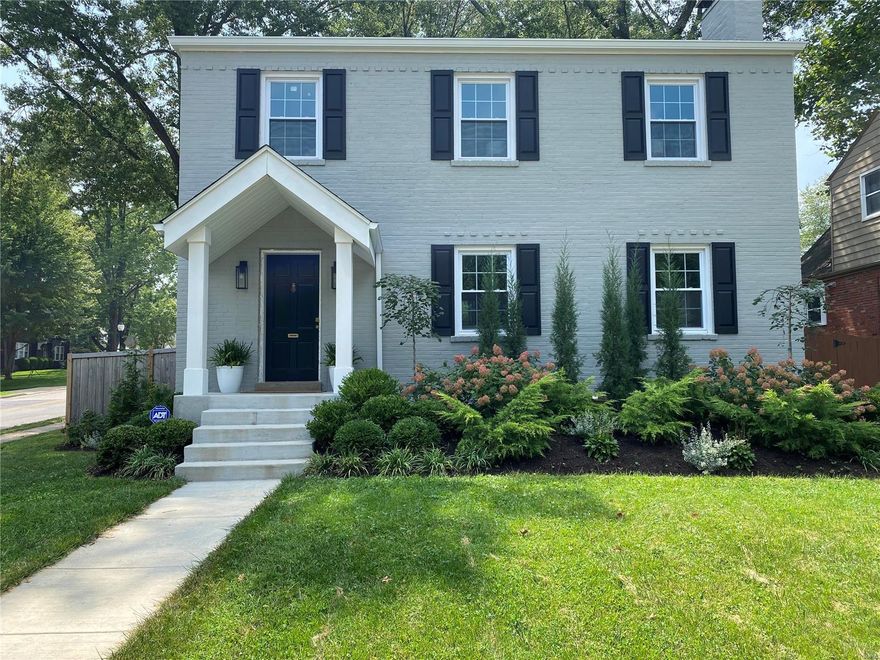 This stunning 4-bedroom 3.5 bath Kirkwood home has been fully renovated from top to bottom with modern touches.It features an open floor plan w/ hardwood floors & nice architectural details such as leaded glass windows & 3 beautiful fireplaces.The completely new kitchen features custom cabinetry, quartz countertops & stainless-steel appliances.The main floor also has one bedroom & an adjacent flex room that would be perfect for a mudroom.The first floor full bath features custom tile & a Kohler vanity.Upstairs is a spacious primary suite with stone fireplace,a new spa like bathroom, walk-in shower, double vanity, soaking tub, walk-in closet & washer/dryer hookup.The second floor also features 2 additional bedrooms, another new full bathroom & an extra bonus room off one of the bedrooms perfect for a home office.The lower level provides even more space with a huge family room, fireplace & new 1/2 bath.All of this plus a fenced in yard,2 car garage & walking distance to downtown Kirkwood