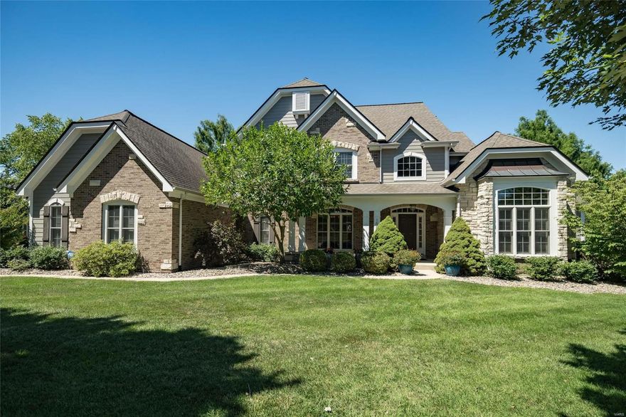 This stunning custom home is tucked away on a private, quiet cul-de-sac of eight luxury homes added to the prestigious Brook Hill subdivision approximately ten years after the original homes. The meticulously-maintained home is on a more than half-acre lot, offering lavish landscaping and a classically-designed salt-water pool with fountains and a newly-refinished decking. It is a true family home, with 6,462 sq ft of gracious living on three levels, including a 2-story entry, private main-floor office, inviting dining area, spacious Great Room, updated eat-in kitchen (plentiful storage, newer appliances, newer quartz countertops, walk-in pantry), a hearth room with a vaulted ceiling, main-floor updated laundry room, and a primary suite with two large walk-in closets and  a luxury bath. Rich hardwood flooring throughout most of the home. Five bedrooms & six baths. Prof fin LL features bedrm, rec rm, & media rm. Upscale finishes w/updating throughout.