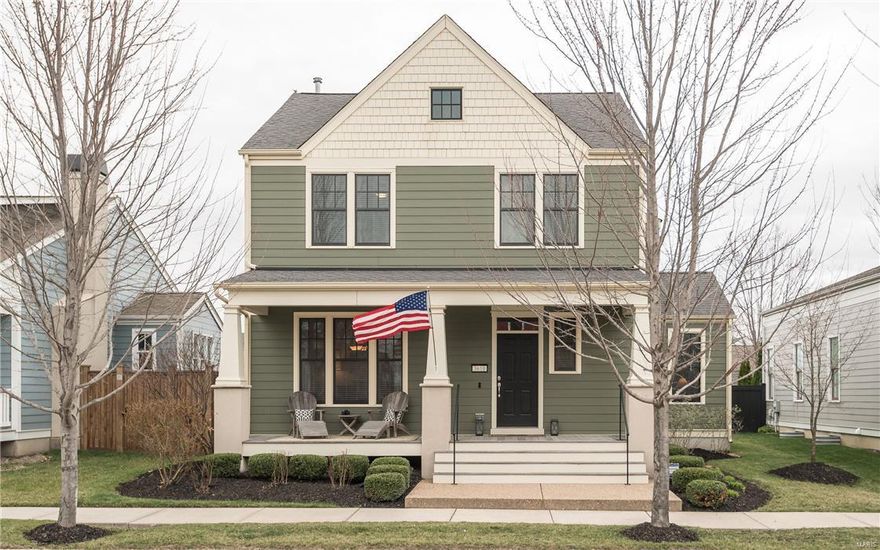 This very well cared for home is loaded with over $75K worth of updated features, including all new James Hardie siding and new composite doors! Nine foot ceilings on both levels and wood floors in entry, kitchen, dining room. Kitchen has 42" cabinets,granite,tile backsplash,stainless appliances,walk-in pantry with custom built in. Cabinets,folding area and tile have been added to the convenient Laundry Room. The Master Bathroom features a grey tiled shower with new frameless "barn doors" and Master closet has custom built ins! The see-thru fireplace is a focal point in the kitchen and great room. Plenty of windows throughout. The lower level has a additional sleeping room or office space. The 3-car OVERSIZED ATTACHED garage has been insulated, drywalled with new garage doors! LARGE yard, sprinkler system, EPAY front porch, radon system, water softener are just a few of the extras included in this lovely home! Come and see what New Town has to offer, pools, activities, restaurants!