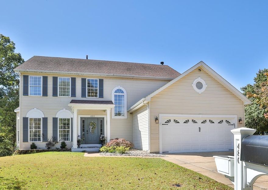 This is the one your buyers have been waiting for! The pool & backyard space create a private oasis which is sure to make a splash with your buyers! This beautiful home has 4 bed 3.5 bath and boasts more than 3500 sq feet of living space w/ a nice open concept kitchen, dining, & family room. Updates galore on the main level: engineered wide plank hardwood floors, designer light fixtures, crown molding, kitchen w/custom 42” white cabinets, ss appliances, 2 tier breakfast bar, designer backsplash & gas range. Split staircase to the upstairs. Primary bed vaulted w/large walk-in closet, vaulted bath w/ dual vanities, separate jacuzzi tub & walk in shower.  3 add beds & updated guest bath w/dual vanities complete the upstairs. Lower-level walk-out adds great additional living space, recently updated w/newer carpet, paint and full bath addition. Living space outside has a spacious deck off the kitchen, ample pool deck space & additional deck area for entertaining. Parkway Schools!