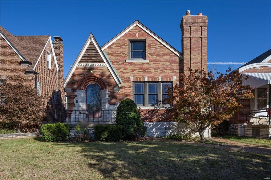 ATTENTION all you HGTV lovers, this is the perfect home for you!  Freshly painted main floor with beautiful hardwood floors and Stained glass windows. Two bedrooms on the main floor and a third bedroom on the upper floor with additional attic space that can be easily finished for extra living area or storage. Fenced yard and nice landscaping. Clean, partially finished walkout  basement. Never had pets in the property.  New roof and Air conditioning. Close to shopping,restaurants and major thoroughfares. This South Hampton Brick Gingerbread is waiting for your personal touch and updates to make it your own.