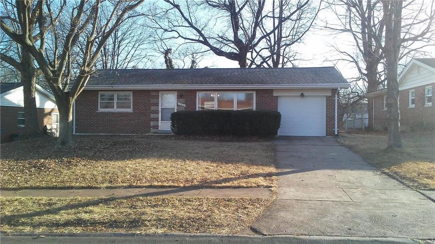 Welcome to 2020 Saint Stephen.  This home is a full brick 2 bedroom 1 bathroom with an attached garage with automatic opener.  The yard is a good size and has lots of shade and is fenced with chain link.  The home has refinished hardwood floors and a large living room.  The kitchen has room for a small eat in table as well as a full dining room as well.  The basement is unfinished but has lots of room for storage and it also has washer and dryer hook ups.  The home has been freshly painted and the floors are refinished real hardwood.  The kitchen has refrigerator, stove and dishwasher as well as a vent hood over the stove.  The sewer bill is included in the rent as well as the building insurance and taxes.  This home is in a great neighborhood and will go quickly.  The application is FREE at this time