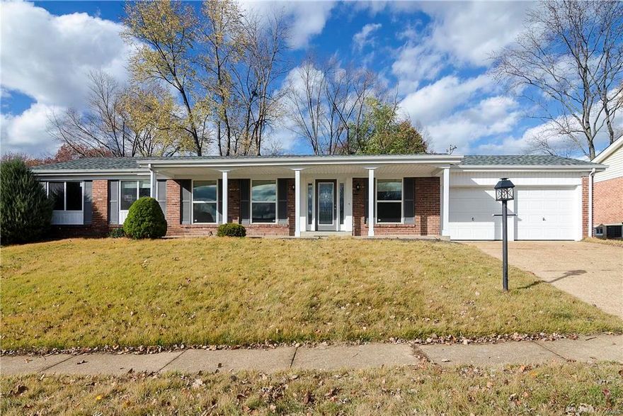 From the moment you open the newer, leaded glass front door w/side panels, you will be amazed with how the sun or light fills this 'open concept' home! Wood flooring flows thru-out the main floor: Remodeled eat-in kitchen is stunning w/42" cabinets, granite counters & stainless steel appliances (Gas stove, microwave, dishwasher, side-by-side Frig) + butler's pantry w/more upper/lower cabinets + walk-in Pantry: Cozy Family Rm w/FRPL & sliding door to rear yard: Master Suite w/remodeled bath w/large walk-in tiled shower: Remodeled hall bath w/tub & shower: Six panel doors & freshly painted thru-out; some newer windows: newer light fixtures; Large level rear yard w/access from garage, thru kitchen, also. Large rec area w/vinyl floor in basement: Neighborhood Pool.