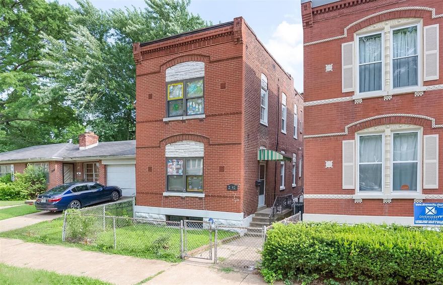 $35,000 for a perfectly habitable brick 2-story? Only in St Louis! Would be a great addition to someone's rental portfolio. Newer zoned HVAC systems (2009-ish), water heater, etc. She's all ready to go! SpecialListingConditions: Probate