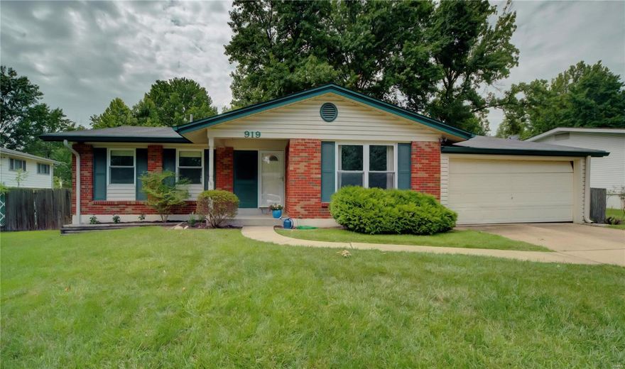 Three bedroom, two bath ranch home with two car garage in sought after Chadwick Estates! Welcoming foyer with coat closet. Living room opens to dining room. Eat-in kitchen has funky yellow cabinets, newer appliances, nice size pantry with ample counter space. Family room has bricked wood burning fireplace and walk out to level yard. Ample size bedrooms with good closet space. Spacious master bedroom with master bath. Hallway bath with a jet tub. Lower level boasts a recreational area, large laundry room, and separate storage room. Great Curb appeal, simple elegant landscaping, fenced level backyard is shaded with an entertaining patio. Sidewalks a plus. Walking distance to Parkway South HS and Chadwick swim club/subdivision pool. Tilt-in vinyl windows, 6-panel doors, blinds, fans, and great systems.NOTE:Installing new garage door with smart phone monitor, code complying with municipality,  hardwood under the carpet in L/R,D/R, bedrooms and hallway. Needs flooring and paint. TAKE A LOOK