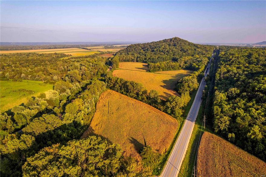 332 ac. property offers majestic views of the Pike County knobs & hills, making it a prestigious retreat. Nature enthusiasts & hunters will appreciate exceptional hunting opportunities, rich trail camera history of big bucks & thriving wild turkey population. 75± ac. dedicated to crops, ensuring recreation & productivity. Food plots strategically placed to attract game, & extensive trail system that makes this property turnkey & ready for hunting season. 5 Banks Hunting Blinds already in place will convey with sale. Convenient access w/ good road footage on two sides of the property. Prime hunting property in a coveted area, if you’re seeking a top-notch farm look no further, this property has it all! Located 1 hour from Wentzville. Part of the property is encumbered by a conservation easement while a portion of the land is unrestricted & developable. Don’t miss out on this unique opportunity to own a piece of Missouri’s natural beauty & hunting paradise.