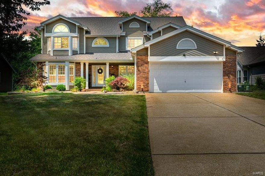 Hurry fast to see this beautiful home in the sought after FHSD.  This home boasts 4 spacious bedrooms , 2.5 bathrooms, and a separate office space. Bedrooms have amazing custom walk in closets The star of the show is the cozy and comforting 2 way fireplace with custom stone in the great room. The kitchen has beautiful granite and backslash, new dishwasher, gas cook-top, and wine fridge just waiting for you to entertain. The main floor has lots of windows for natural light with custom plantation shutters.  Main floor laundry with tons of storage.The lower level is finished with a dry bar . The backyard is fenced and backs to trees  making it a park like setting. Includes an  inviting with a covered patio with beautiful stamped concrete where you can sit and watch baseball games on the outdoor T.V.  Like new HVAC system , sprinkler system, and water heater. Seller has had air ducts cleaned and new carpet in bedrooms done this week. Optional Pool Membership is available.
