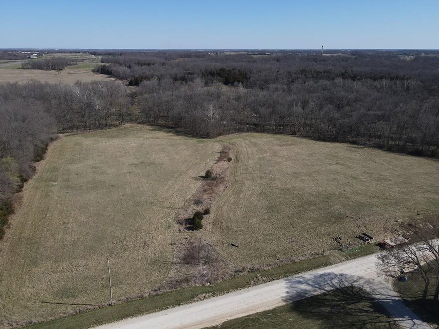 Small tracts like this are nearly impossible to find - this 66 acre listing sits just outside Ewing, right off Hwy 6.  With approximately 20 acres open and the balance in timber, with Grassy Creek meandering through it, this makes an ideal hunting getaway with income.  There are approximately 9 acres in production now, with the balance in hay.  These are both year-to-year leases.  There is some fence along the south property line, so this could be further fenced off for livestock.  It would also make an ideal building site, or several!  Utility providers here include REC Electric, Lewis County Water, CenturyLink internet and several propane providers.  Water & electric are both available at the road.

Sitting just off Hwy 6, this is a quick 20-minute drive to Quincy, IL and 2 hours north of St. Louis.