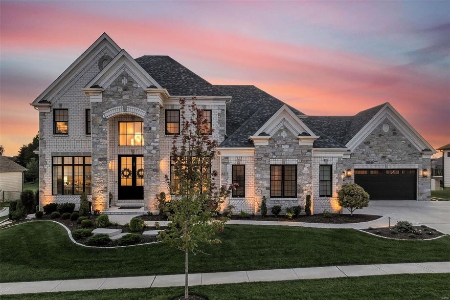 Elevate your lifestyle with this 3 yr old stunningly upgraded 1.5 sty luxury home, showcasing superior craftsmanship and the finest materials! Home includes: MAIN FLR: brght open floor plan, 2 sty entry foyer & dining rm w/custom lighting, den w/built-in shelving, coffered ceiling, frnch drs; 2 sty GREAT RM w/window wall w/Lutron shades, gas log frplce, master suite,  kitchen w/custom cabinetry, center island, dble oven, backsplash, stainless steel appliances with built-in fridge, pantry; MFL w/mud room. UL includes: Bonus rm w/lookout and blt in shelving, 2 add bdrms w/j&j bath, 1 add bed w/full bath.  LL includes: Rec area w bar, wine cellar, excercise rm, office/sleeping area, full bath, built-in shelving. AWESOME OUTDOOR LIVING SPACE; COVERED PATIO w/WOOD VAULTED CEILING, GAS GRILL, STONE FP W/GAS LOGS, INGND SALT WTR GUNITE POOL, CUSTOM HARDSCAPE/LANDSCAPING, AUTOMATED SCREENS, FENCING, POOL HOUSE, CABANA...THE LIST GOES ON! THIS HOME IS A MUST SEE! Additional Rooms: Mud Room, Wine Cellar