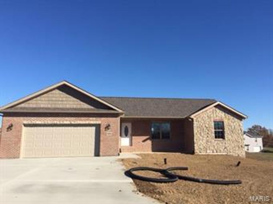 New Construction! Beautiful 3 bedroom, 2 bath home in Cedar Meadows sits on a large lot.  Basement is unfinished, could be finished with 2 more bedrooms, another bath and family room.
