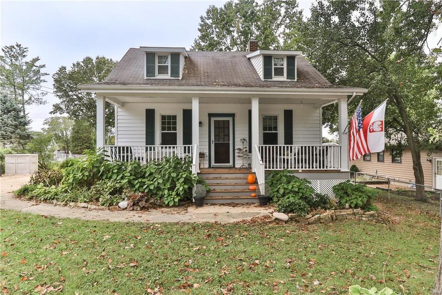Welcome to this charming 2 bed 2 bath home sitting on one of Kirkwood's secret cul-de-sac streets! The blending of updates within the character of this home make it extremely unique! From its farmhouse style covered front porch, to its rear entry foyer, this home is simply spectacular. Enter through the restored front door where one is greeted with original refinished hardwood floors and large newer windows! Living room is splendid with tons of living space and natural light. Formal dining room displays chair rail and baseboard molding! Kitchen was updated with custom cabinetry, bead board paneling and quartz countertops, not to mention newer appliances! Family room adds even more living space, and the main floor is serviced by an updated full bath! Both bedrooms are large with huge closets! Updated full bath services the bedrooms. LL features rec room, office space and sleeping room! Large yard, huge deck and spacious driveway complete this charmer! Get in fast, this one won't last!