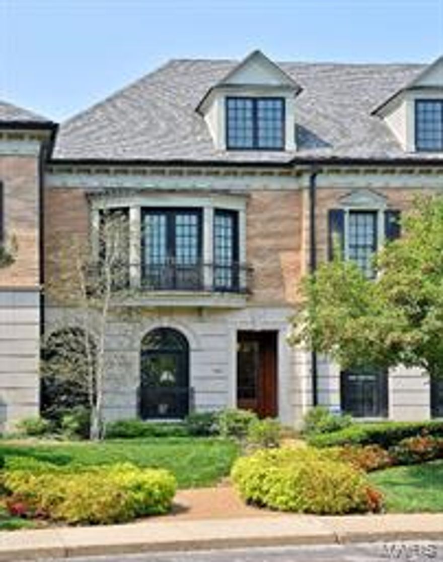 Impeccable condition in today's style and colors best describe this like-new 3 bedroom townhouse in a lovely walkable location in Clayton.Enter through your own front door and see warm inviting hardwood flooring throughout, crisp white multi piece moldings and picture railing the length of the hallway. Beautiful living room with fireplace, spacious dining room, and attractive powder room lie off the center hall. The incredible kitchen has custom cabinetry topped with gorgeous quartzite as well as upgraded appliances & fixtures. Adjacent is a roomy hearth room with fireplace & wall of windows looking out to the private fenced perennial garden's view of green.Upstairs find the master bedroom suite with organized closet and balcony, luxurious bath with double marble bowl vanity, separate jet tub and shower, etched mirrors. Two additional bedrooms and a full hall bath give room. 2nd flr laundry. 3rd floor ready to finish. Lower level has office w new carpeting & doorway to 3-C garage Location: City, Interior Unit