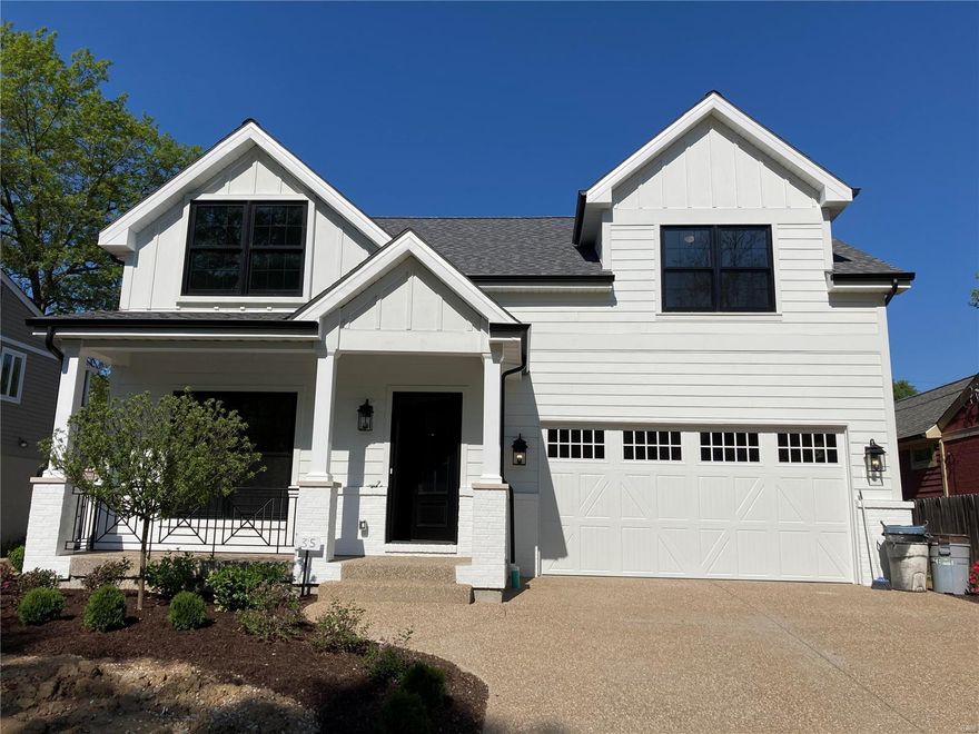 Another Fabulous Home To Be Built by MRM Manlin Development Group in the Heart of Ladue! Walking Distance to Ladue Shops, Schools, and Restaurants! Cottage Style 5 Bed, 3.5 Bath Home, Total Sq Footage 3225 with Finished Lower Level Offering 5th Bedroom, Family Retreat, and Full Bath. Open Floor Plan for Today's Lifestyle. Center Isle Kitchen w/ Frigidaire Appliance Package, Solid Surfaces w/ Tile Backsplash. Ventless Direct Fireplace in Great Room. Breakfast Area and Private Office. Family Foyer to Include Cubbies, Planning Desk and Main Floor Laundry. Coffered Ceiling in Master Suite. His-n-Hers Vanities, Tile Surround in Master Shower and Separate Soaking Tub. Jack-n-Jill Bath in Secondary Bedrooms. 9' Ceilings on Main Level, Panel Doors. Buyers May Make Selections. 6-9 Month Completion Date.