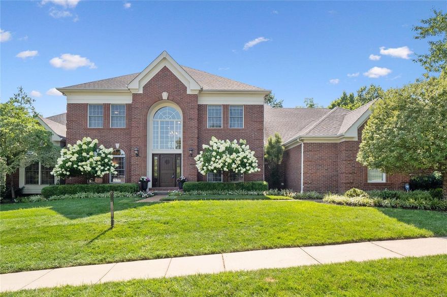 BACK ON MARKET at no fault of Seller. Custom details embrace this spacious light filled floor plan!!  Gracious curved staircase, fluted and crown moldings, and freshly painted interior start the list of many features!!  Newer flooring/carpeting in several rooms, main floor master suite includes wood flooring, finished walkout LL includes bed/bath, fireplace, bar area AND plenty of storage!  3 fireplaces, zoned HVAC, 7 yr old in ground pool with new heater, pump and saltwater system, new lower level windows, and several newer doors.  This floor plan offers the spaces today's buyer is looking for with a main floor office hearth room and dual staircase. and interactive floor plan. Kitchen refrigerator, patio furniture, fabric panels in great room, projector, screen and furniture in theater room included with sale. Additional Rooms: Wine Cellar