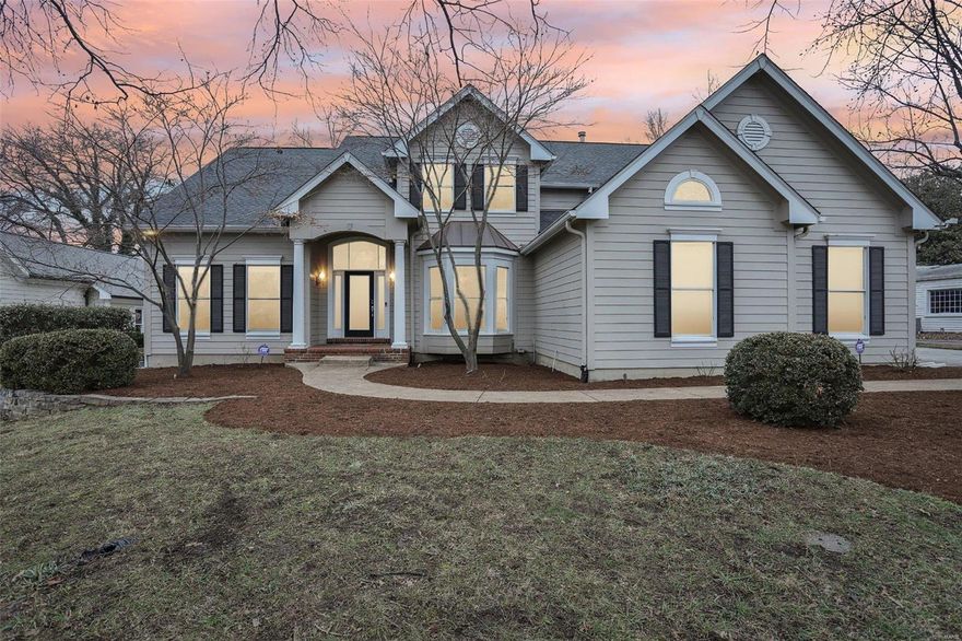 This stunning 1.5 story home boasts an open floor plan highlighted by a stone double sided fireplace. This gourmet kitchen is a chef’s dream featuring JennAir appliances, quartz countertops, a walk-in pantry, a wine cooler, and a spacious 6-person island. The main floor master suite is a luxurious retreat with a steam shower, a whirlpool tub, radiant ceramic tiled flooring, double vanities, and 2-walk-in closets. The private office provides the perfect workspace. Upstairs, you'll find three spacious bedrooms and two full baths and a second laundry room. The finished lower level is an entertainer’s dream, featuring a large bar, movie area with surround sound, exercise room,  half bath, and spacious family room. Enjoy year-round comfort with  2-zoned HVAC systems. The 3-car side entry garage includes a charging station for your electric vehicle and built-in shelving.  Situated on over ½ acre, the backyard offers a large patio ideal for outdoor entertaining. This home truly has it all! Additional Rooms: Mud Room