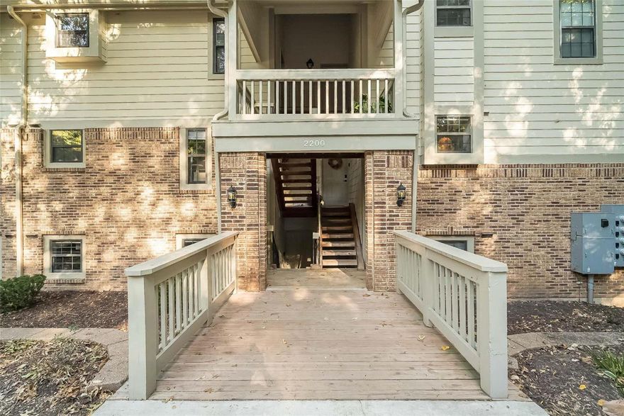 Adorable, extremely well-maintained home in a terrific location! Ground floor unit that has been completely updated. Quaint kitchen with glass backsplash and breakfast bar, bright living room, cozy wood burning fireplace, and assigned covered parking. This unit overlooks the wooded common ground. Furnace, AC and water heater replaced in 2018. This is a beautiful unit loaded with todays most requested features with a short walk to Creve Couer Memorial Lake Park with wooded trails, sand volleyball courts, frisbee golf courses, playgrounds and more! Location: Ground Level, Interior Unit, Suburban