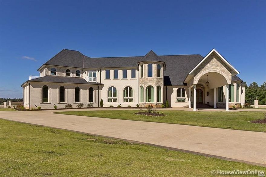 Custom home professionally designed and decorated by Rust & Martin.  A lot of natural light and defined rooms but open and inviting.  Top of the line appliances.  Two master suites separated with combined living areas.  Three laundry room.  8,738 sq. ft. of space on 6.26 acres.  Only qualified buyers with bank approval, please.  Agent is related to seller. Seller will consider a trade.