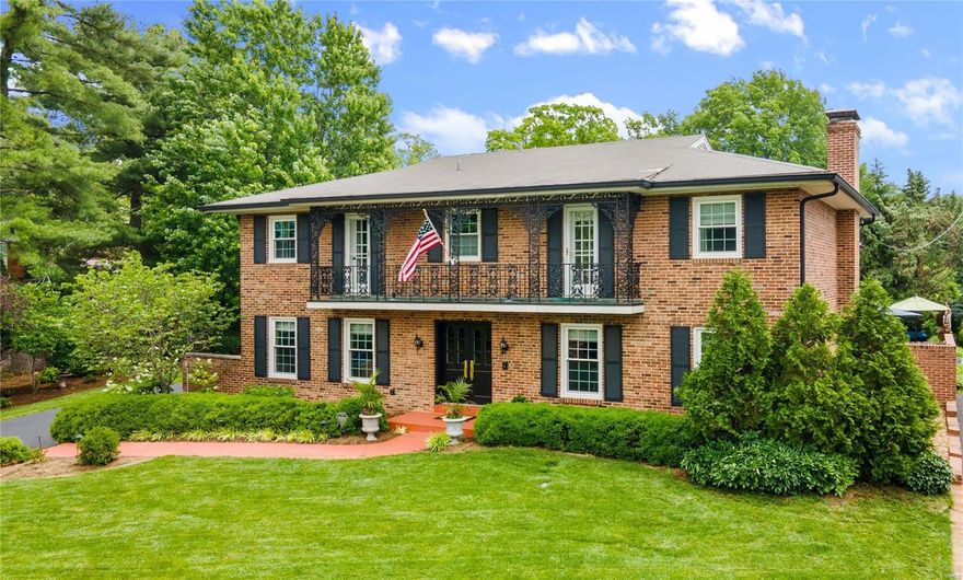 This Exquisite all brick home is located in sought after Hacienda. Nestled on a beautifully landscaped lot, this property boasts a classic façade & intricate wrought-iron balcony. Oversize lot with lots of open green space. This home has many special features. Experience the pride of ownership of this distinguished residence! This chefs kitchen features stainless steel appliances, (new oven, micro 5/24), sleek countertops, custom cabinetry with ample storage. Discover your personal oasis in this stunning backyard retreat! In-ground 7 year old pool & a spacious patio perfect for entertaining. Don't miss the chance to enjoy resort-style living right at home. The Family room features a beautiful stone Wood burning fireplace as the focal point, flanked by custom-built shelves & opens to the ultimate entertaining space! The bar area on the main level is a bonus, adding a touch of sophistication and opens to the patio & pool area. The space can also be used as dining area & 2nd family room.