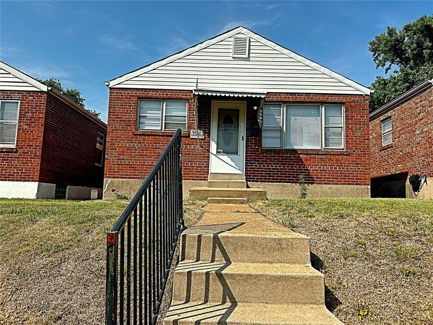 Beautiful traditional house Fresh and tidy South City home TWO bedrooms all updated flooring fresh paint updated bathroom ready to go and a very nice area owner will provide the passing City inspection an oversized fenced yard with patio, and a large NEW two-car garage. please come and see it it will be your new home.