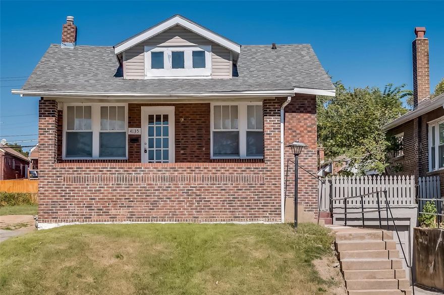 Wow ! Welcome Home to this 2 bedroom 1 bath all brick home in Tower Grove Souht!  So many nice features in this home! There is a wonderful covered porch on the front!!  Upon entry you will notice the natural light that comes in due to the front door and  so many windows!! There is new premium vinyl plank flooring through out the living areas. There is beautiful millwork and crown molding as well! The kitchen features new custom cabinetry, stainless steel appliances and granite counter tops!! There is a nice sun room off the back of the kitchen for your enjoyment!! The bedrooms have ample space and have new carpeting and new light fixtures.  The bathroom has updated fixtures and new tub surround.  Dont miss out on this one! In a great area of revitalization!!