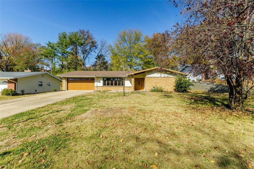 SHOWINGS START NOW! Spacious, Well-Maintained Ranch Home boasting: New Luxury Vinyl Plank Flooring (LVP) '22, New Carpet '22, Freshly Painted Interior '22, New 200amp Electric Panel '22, New HVAC '17, Roof '12, Newer Windows and more! This Sprawling Ranch Home main level provides: 5 Bedrooms (Including Master Bedroom Suite), 2 Full Baths, Great Room - Ding room Combo (if you need dining area), Family Room (full masonry gas fireplace) - Breakfast Room Combo, Kitchen with New Tiled Backsplash & Recessed Lighting '22 with Great Cabinet Space, and Main Floor Laundry. Oversized Two Car Garage with Oversized Driveway.  The partial unfinished basement is a bonus! Use 5th Bedroom as home office if needed. Private Patio Area. Nicely landscaped yard. Storage Shed as well!
