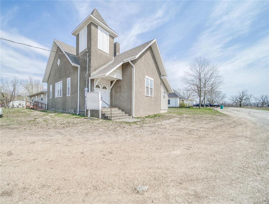 Step into serenity at our quaint Phillipsburg sanctuary. With its inviting wooden double doors, this charming church offers a warm welcome to all.  Discover a peaceful haven to worship and community gatherings. This picturesque church sits on approximately .34 acres! Ideally located a short distance from the interstate and roughly 250 feet of road frontage, the charming structure boasts +/- 2,426 square feet of usable space. Entering through the double doors, you make your way into the entryway. Beyond the second set of double doors is the sanctuary with beautiful hardwood flooring and carpeted runner down the center aisle between 2 rows of gorgeous upholstered wooden pews. A clergy office and an additional office space and/or nursery are conveniently located at the front and back of the sanctuary. The property boasts 3 lavatories and a large fellowship hall. The possibilities are endless with this property. Don't miss this opportunity. SCHEDULE YOUR PRIVATE SHOWING TODAY! Location: City, Corner Location, Other